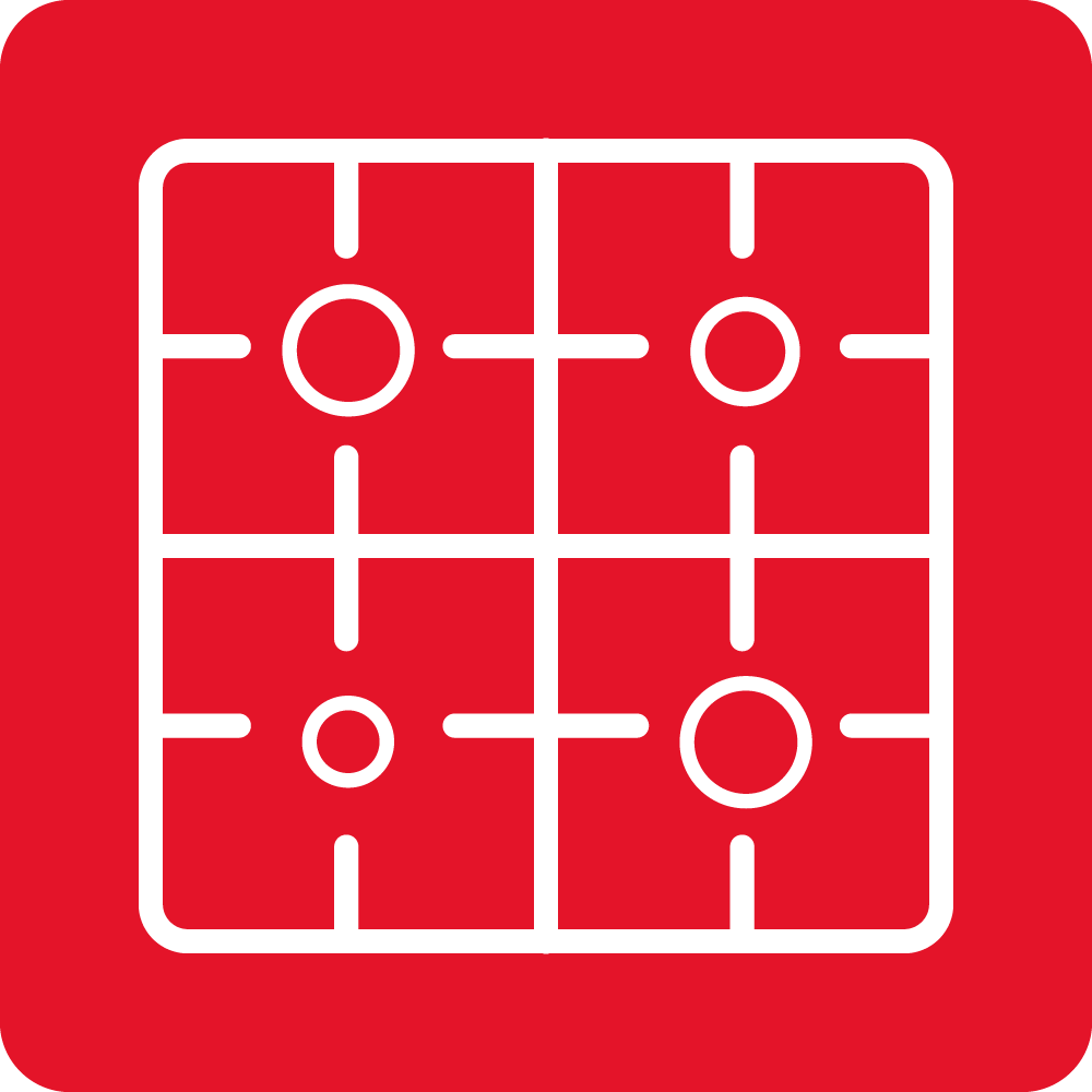 Enamelled pan supports